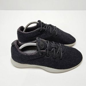 Allbirds Men’s Wool Runner WRM 10 Classics Dark Gray Black
